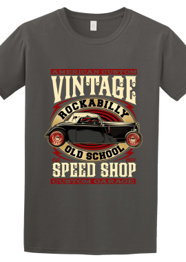 Ανδρική μπλούζα Vintage Rockabilly