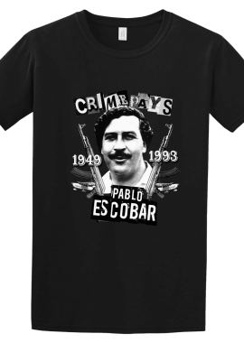 Κοντομάνικο Escobar Crime Pays