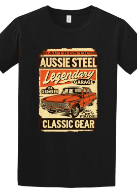 Κοντομάνικη μπλούζα Aussie Steel