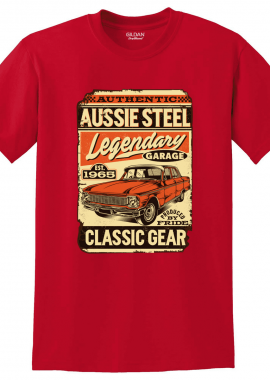 Κοντομάνικη μπλούζα Aussie Steel
