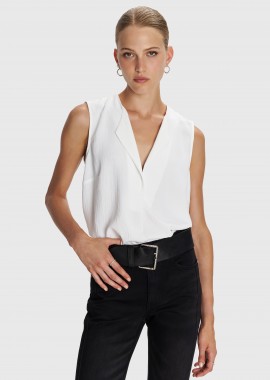 Τοπ αμάνικο με γιακά - 5206179053143