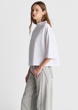 Μπλούζα με μανίκι νυχτερίδα - 5206179061179