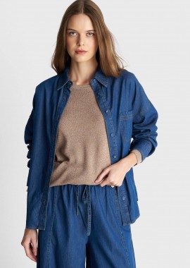 Μπλούζα πλεκτή με στρογγυλή λαιμόκοψη - 5206179072649