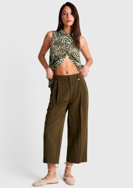 Πουκάμισο αμάνικο εμπριμέ - 5206179082907