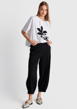 Tοπ με ασυμμετρία και κέντημα - 5206179086653