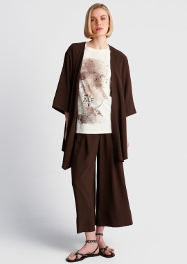 Mπλούζα κοντομάκινη με τύπωμα - 5206179086707