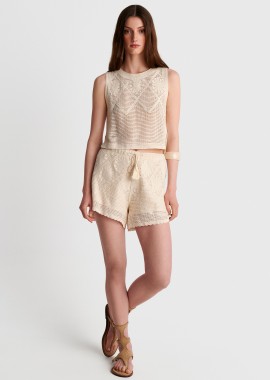Σόρτς boho πλεκτό - 5206179087209
