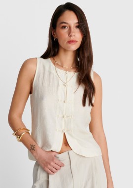 Τοπ αμάνικο με δεσίματα - 5206179091145