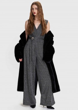 Ολόσωμη φόρμα lurex με ζώνη - 5206179101363