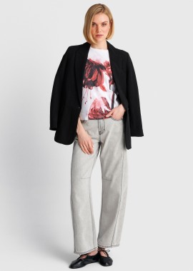 Μπλούζα κοντομάνικη με τύπωμα - 5206179115254