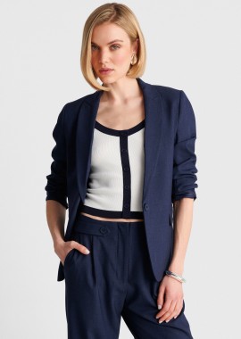 Τοπ πλεκτό με διχρωμία - 5206179117210