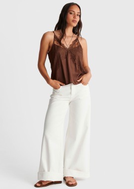 Τοπ σατέν με δαντέλα - 5206179128087