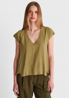 Μπλούζα κοντομάνικη V-neck - 5206179166492