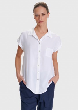 Πουκάμισο κοντομάνικο μονόχρωμο - 5206634822970