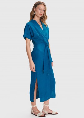 Φόρεμα λινό ασύμμετρο - 5206634912688