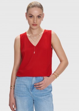 Τοπ αμάνικο με V - 5206634945723