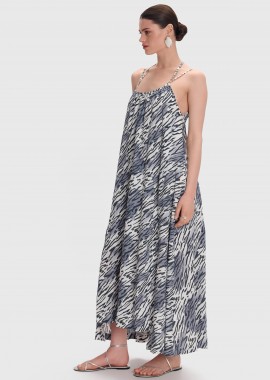 Φόρεμα μακρύ zebra print - 5206634946010