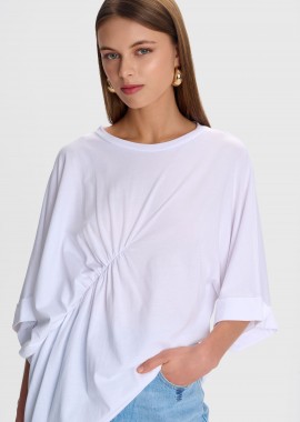 Μπλούζα ασύμμετρη σχεδιαστική - 5206634957467