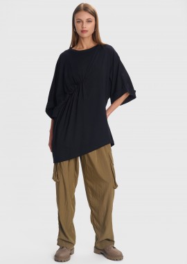 Μπλούζα ασύμμετρη σχεδιαστική - 5206634957498