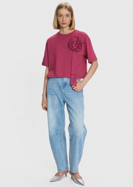 Μπλούζα με μπουτονιέρα - 5206634959348