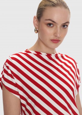 Μπλούζα με ριγέ μοτίβο - 5206634959706