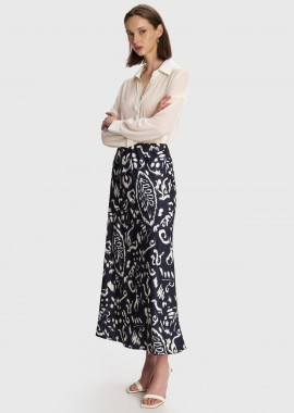 Μάξι φούστα με abstract print - 5206634971173