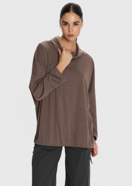 - Μπλούζα με loose λαιμό - 5206634976345