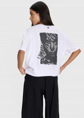 T-shirt με graphic τύπωμα - 5206634979278