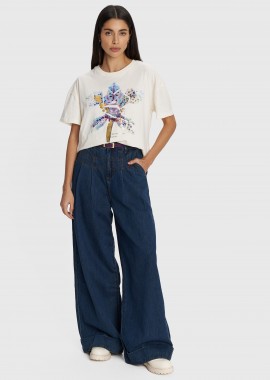 Μπλούζα κοντομάνικη με τύπωμα - 5206634979339