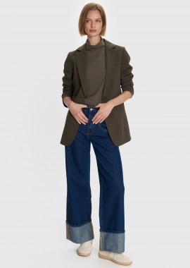 Μπλούζα μονόχρωμη μακριά - 5206634980830