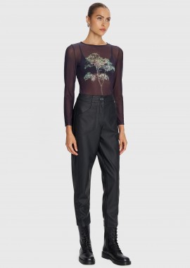 Μπλούζα see-through με print - 5206634984159