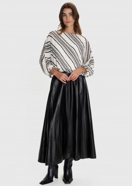 Μπλούζα με ριγέ print - 5206634984265