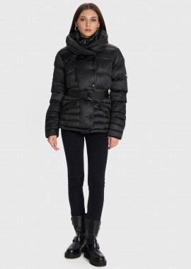 Μπουφάν puffer με ζώνη - 5206634987037