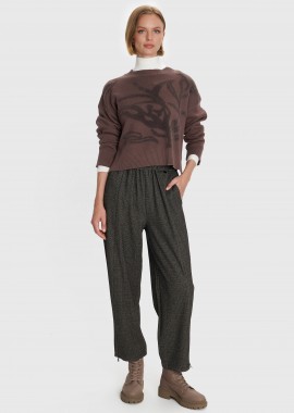 Μπλούζα πλεκτή με σχέδιο - 5206634991485