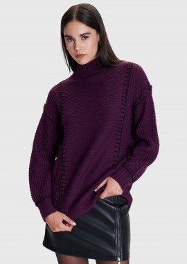 Μπλούζα πλεκτή μακριά - 5206634991539