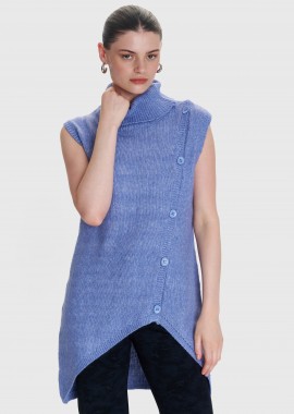 Μπλούζα πλεκτή αμάνικη - 5206634996817