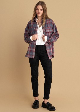 Παντελόνι skinny καρό - 5206179025461