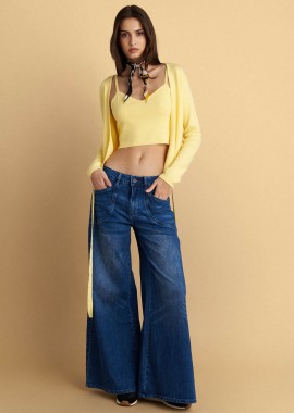 Ζακέτα πλεκτή με τοπ - 5206179079488