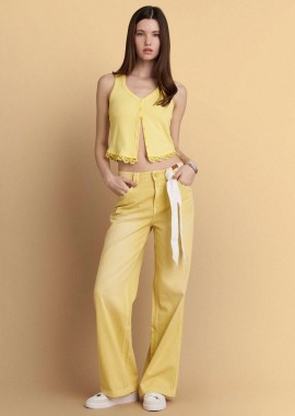 Τοπ αμάνικο με λεπτομέρεια - 5206179084628