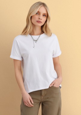 Μπλούζα κοντομάνικη με κολιέ - 5206179085892