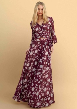 Φούστα μάξι φλοράλ - 5206179088312