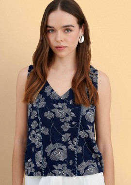 Τοπ αμάνικο φλοράλ - 5206179088695