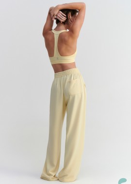 a-feel Παντελόνι φόρμας wide leg με ελαστική μέση - 5206179092029