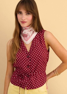 Πουκάμισο αμάνικο πουά - 5206179098137