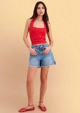 Μπλούζα halterneck εξώπλατη - 5206179115544