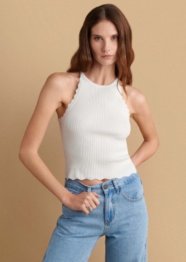 Μπλούζα πλεκτή halter - 5206634909114