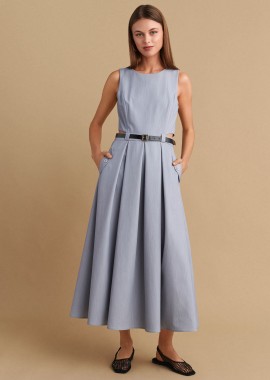 Φόρεμα αμάνικο με cut-out - 5206634957191