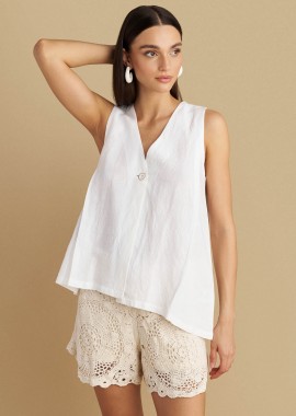 Τοπ ασύμμετρο αμάνικο - 5206634961754