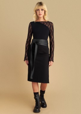 Φούστα μίντι pencil - 5206634990488