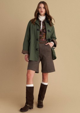 Μπουφάν με συνδυασμό υφασμάτων - 5206634994929